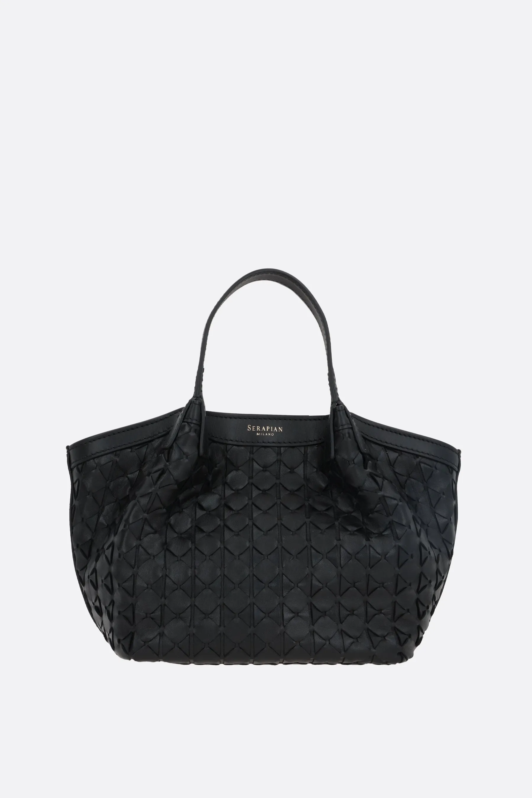  SERAPIAN borsa tote Secret mini in nappa Mosaico 