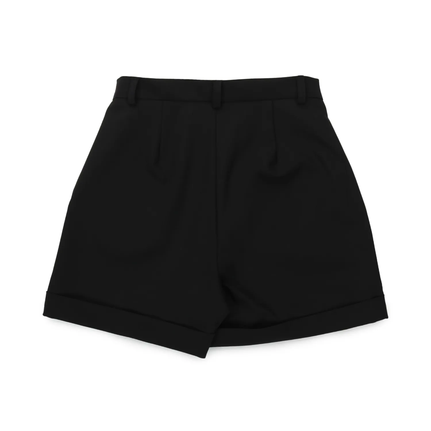 Shorts Neri Con Bottoni Oro Girl