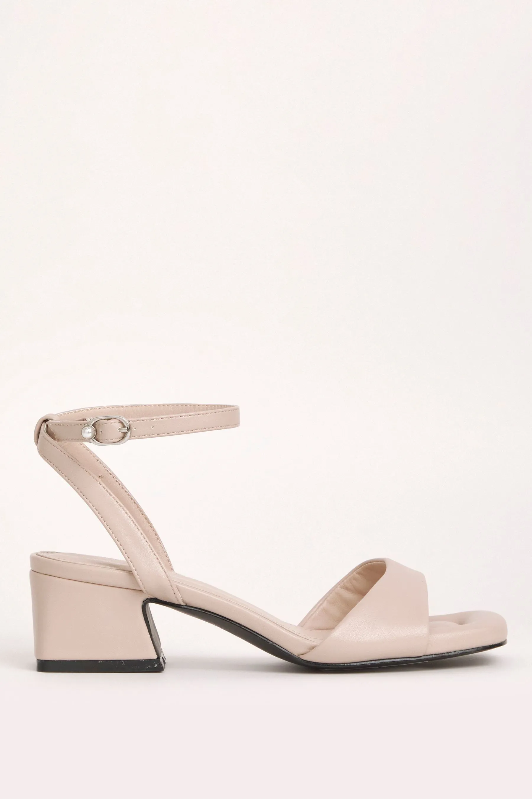 Simply Be - Scarpe effetto nudo con tacco basso e largo