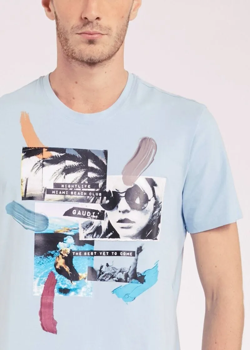 T-shirt in cotone stretch
