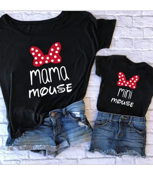 T-shirt mama mouse mini mouse