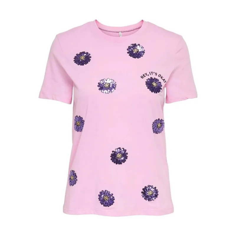 T-SHIRT ONLKITA MANICHE CORTE DA DONNA ONLY