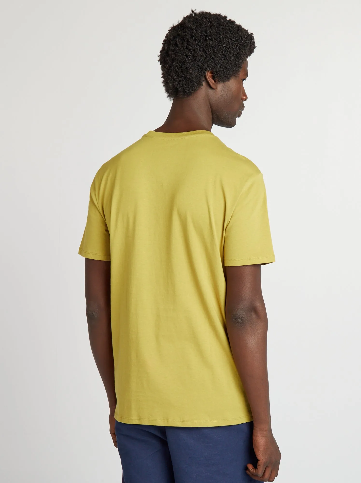 T-shirt stampata a maniche corte - KAKI