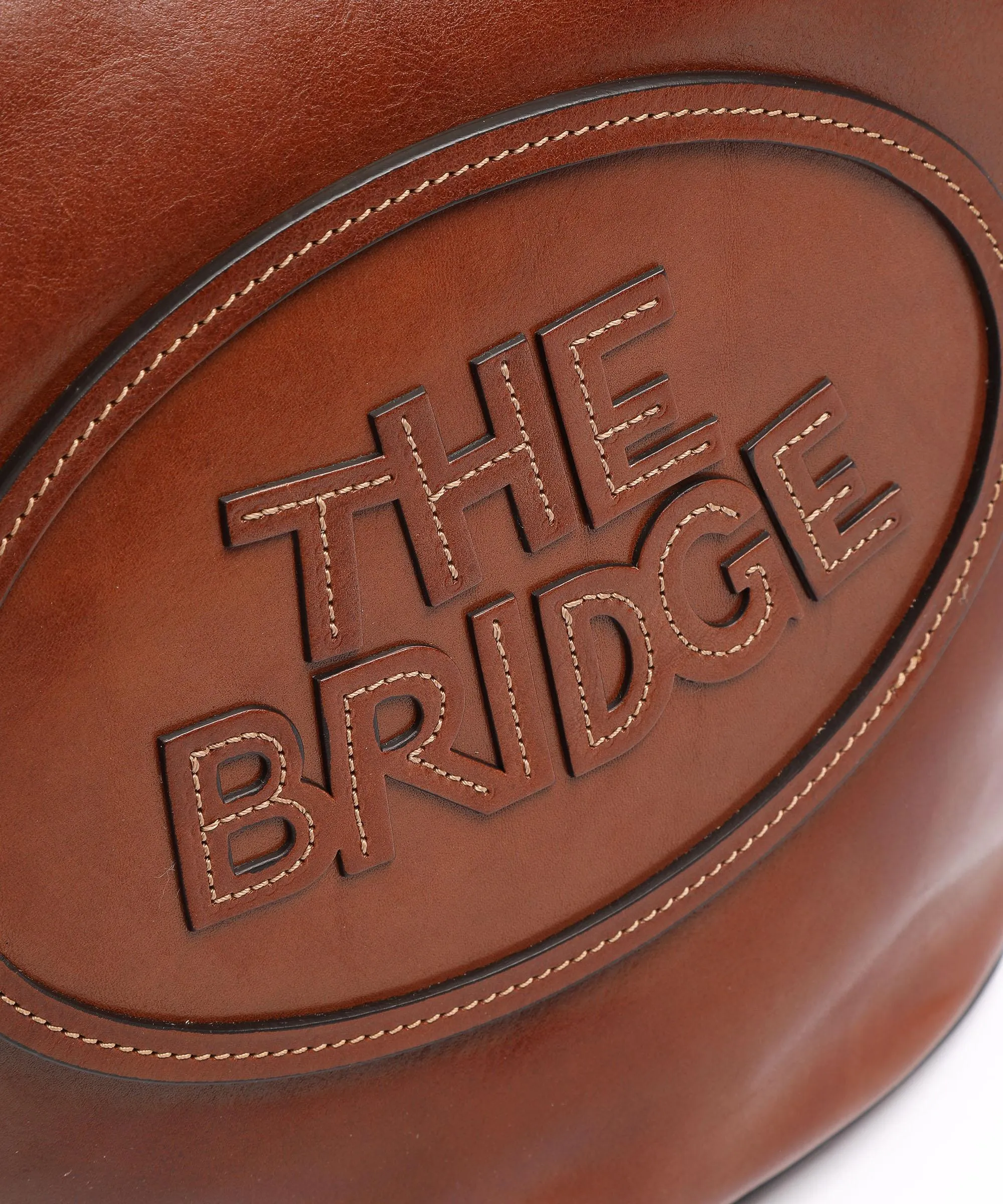  The Bridge Penelope Borsa a secchiello pelle bovina marrone  
