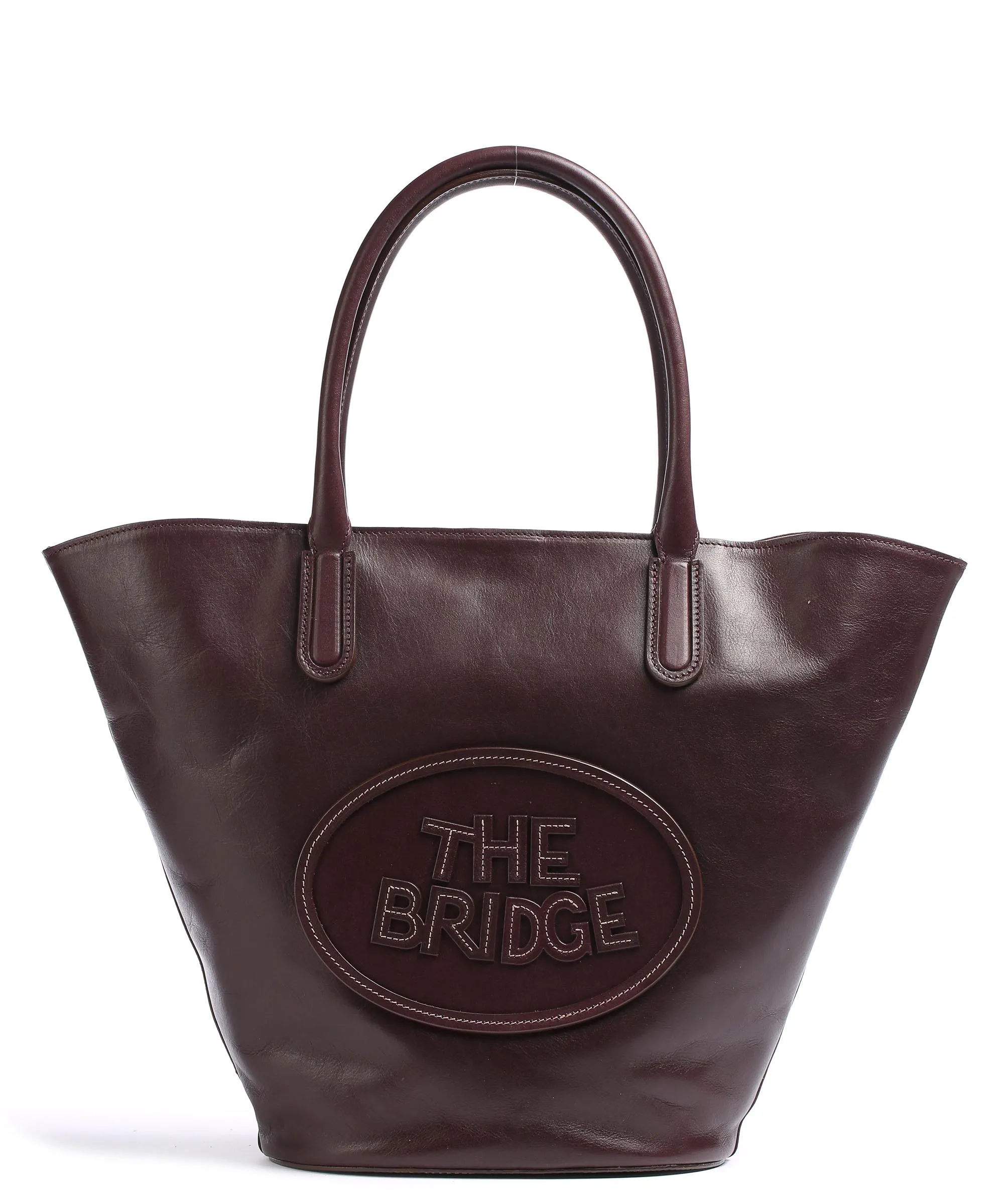  The Bridge Penelope Borsa a secchiello pelle bovina melanzana  