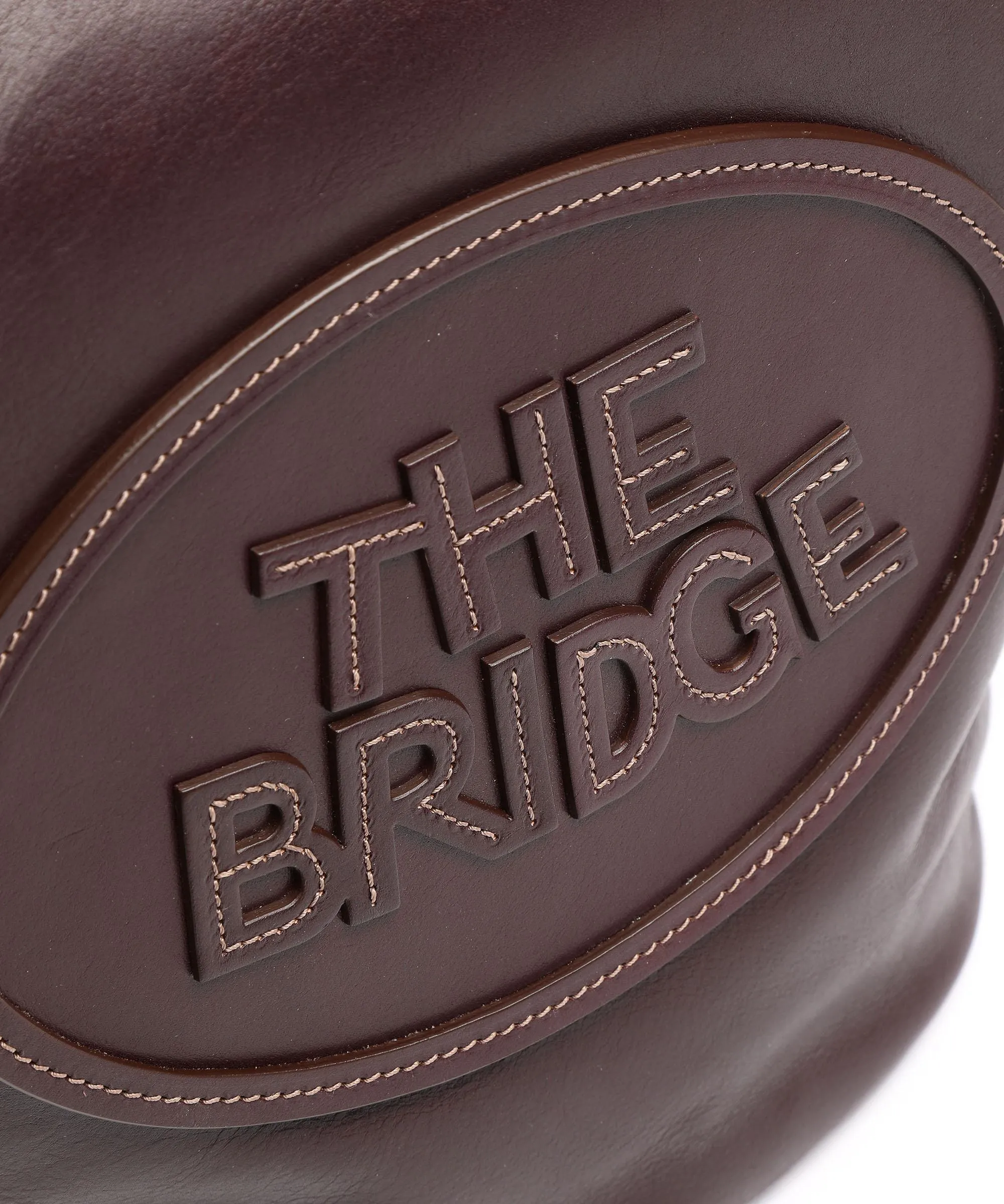  The Bridge Penelope Borsa a secchiello pelle bovina melanzana  