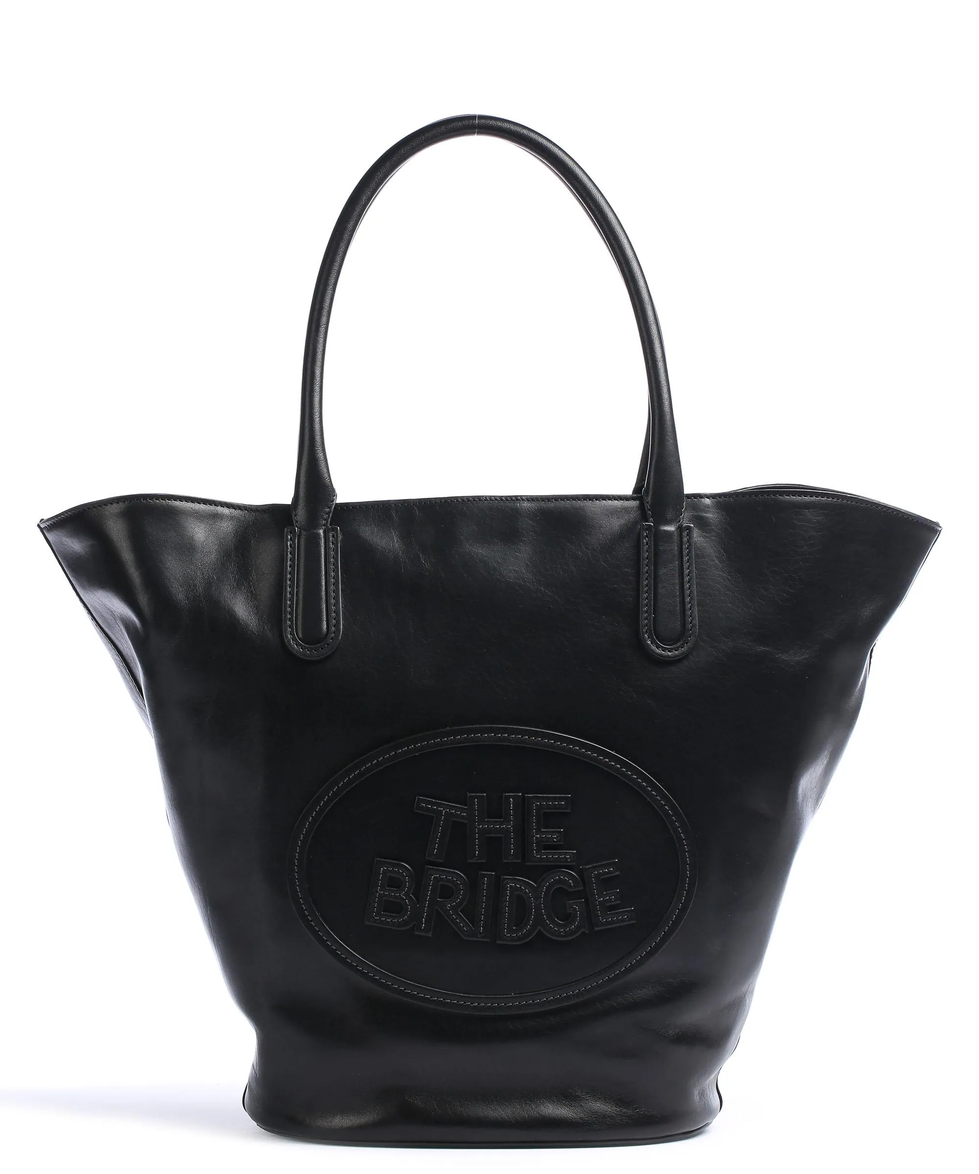  The Bridge Penelope Borsa a secchiello pelle bovina nero  