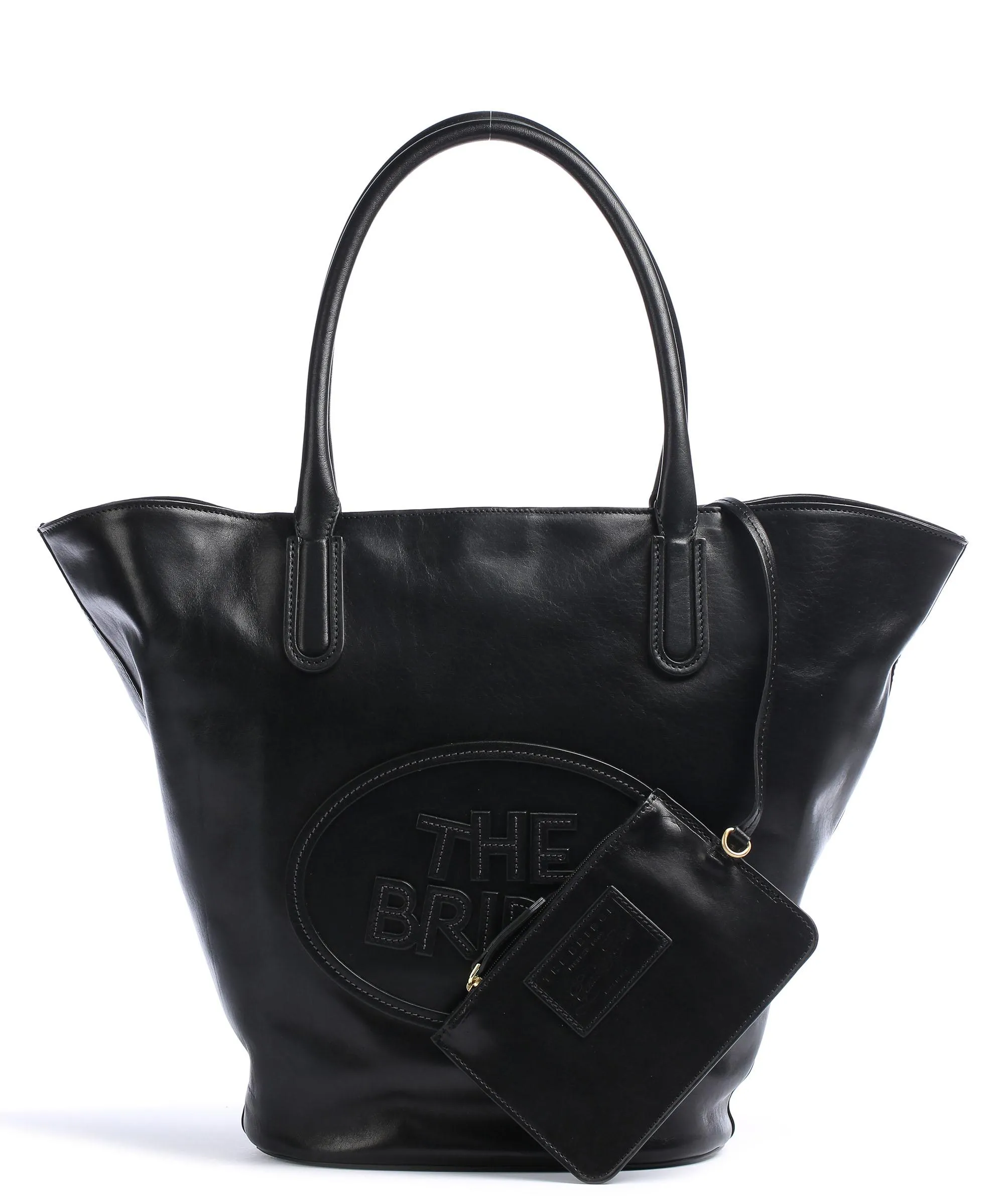  The Bridge Penelope Borsa a secchiello pelle bovina nero  