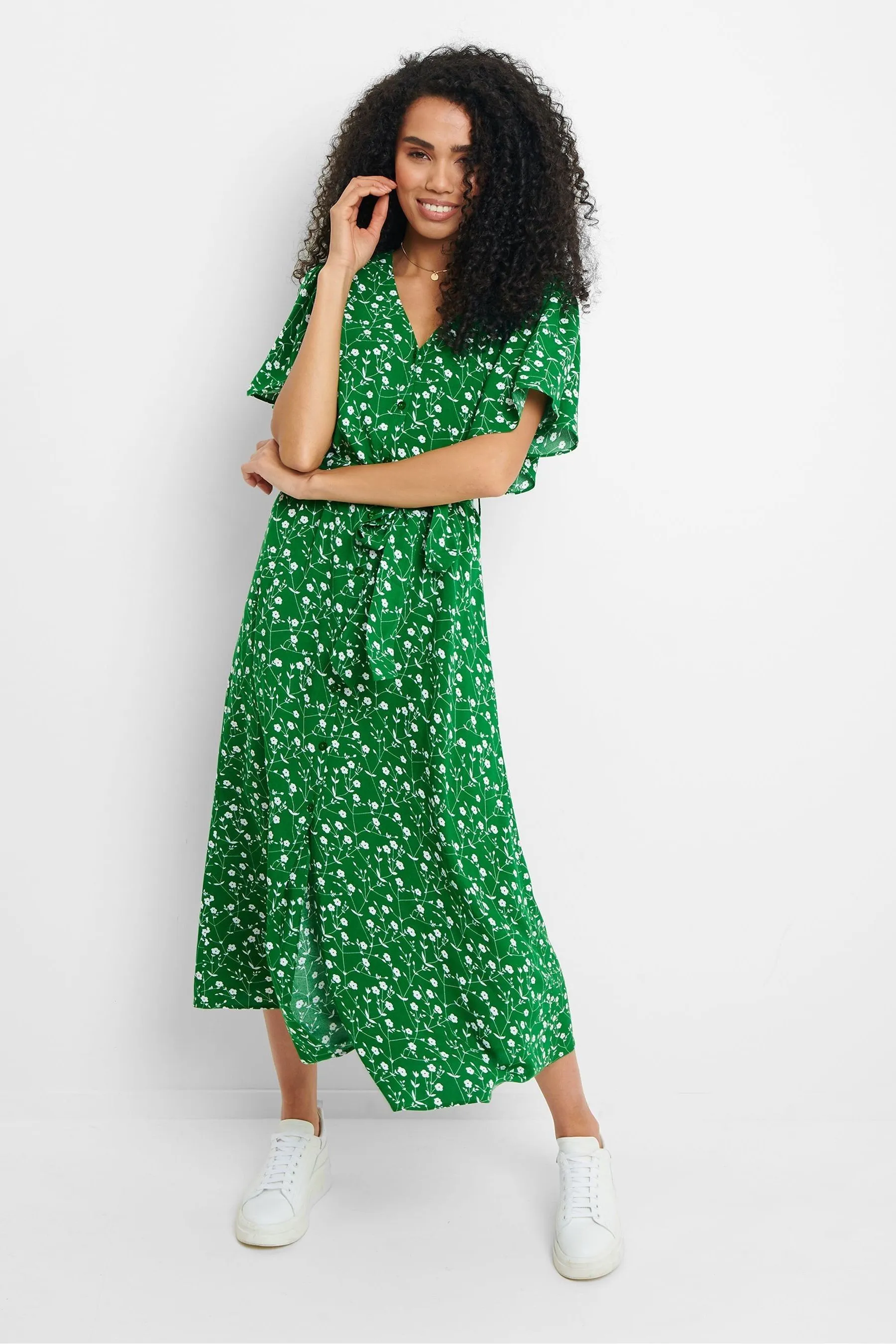 Threadbare - Abito midi con bottoni