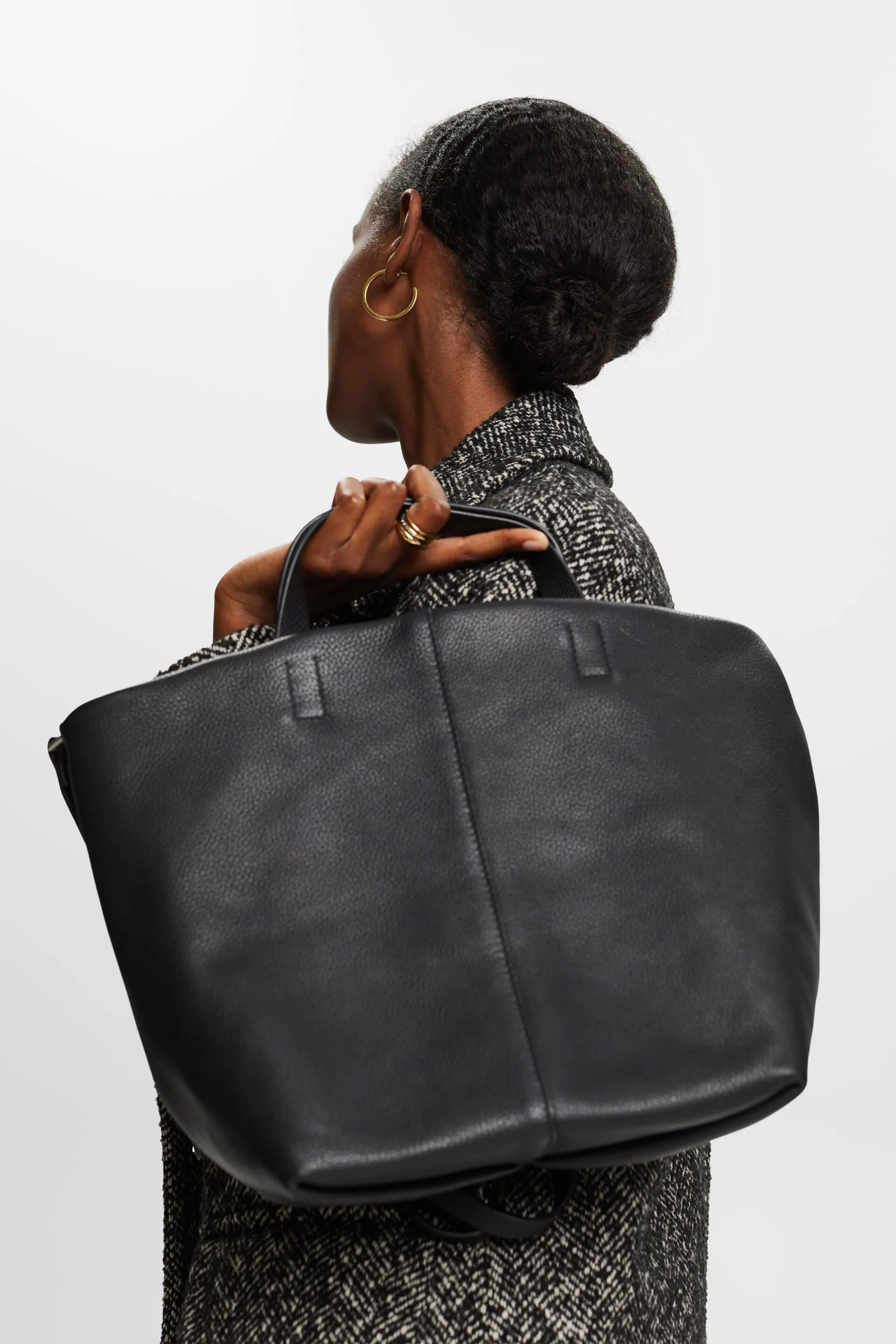 Tote bag in pelle